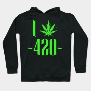 I weed 420 Hoodie